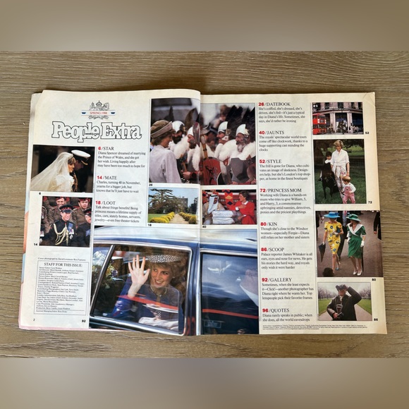 People Magazine Extra Princess Diana Spring 1988 - Picture 2 of 6